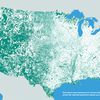Here's A Map of The Places in the U.S. Where No One Lives 